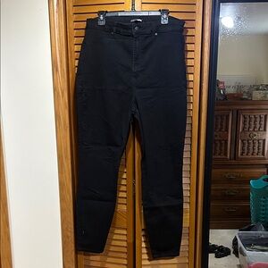 Fashion Nova Jeans Black Stretchy 18W